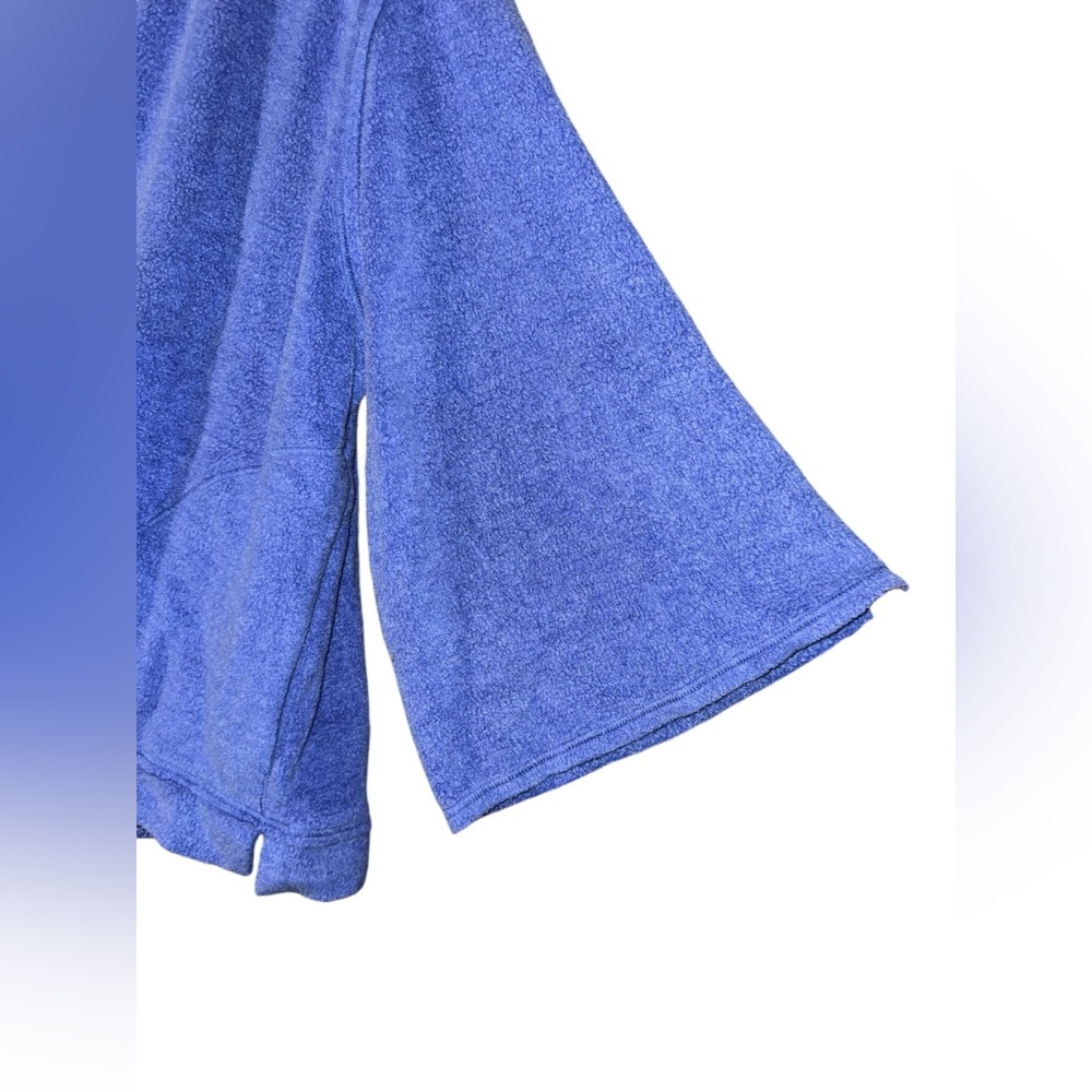 Free People Day Off Fleece Lounge Pullover Blue Mazarine Size Large - Picture 5 of 6